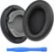 Ersatz Ohrpolster für Sony WH-1000XM3 Noise Cancelling Kopfhörer von MMOBIEL - Protein PU Kopfhörer Ohrpolster – Ersatzpolster - Schwarz