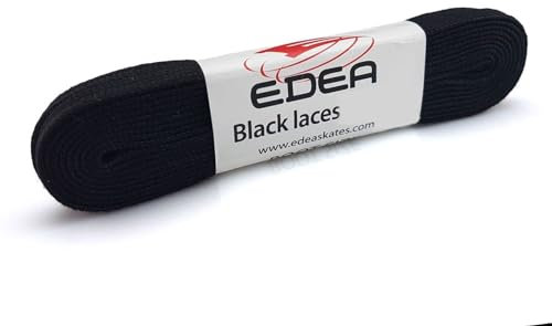Edea Schlittschuh Schnürsenkel, schwarz, Größe: 280