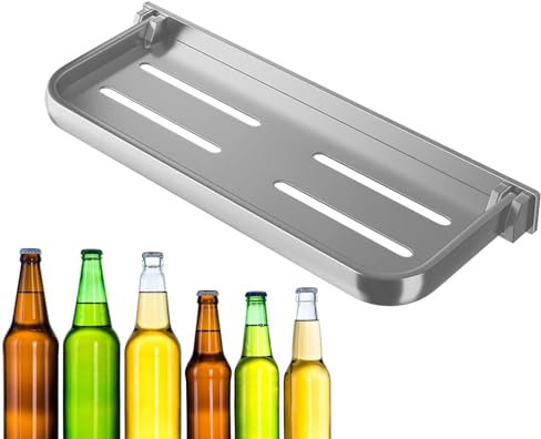 RV-Aluminium-Klappregal, Klappbares Badezimmer-Wandregal - Schwimmendes Regalregal Aus Aluminium,Herunterklappbares -Präsentationsregal, Um 90° Hochklappbar, Wandmontierte Schwebende Regale Für Küche,