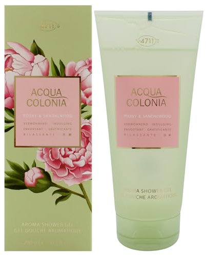 4711 Acqua Colonia® Peony & Sandalwood | Duschgel - verwöhnend - Wellness für die Sinne | 100ml Aroma Shower Gel