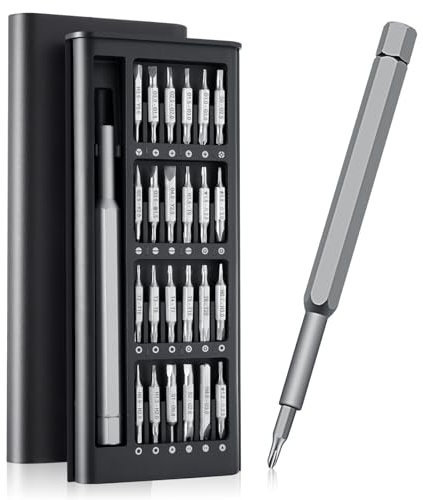 LOPLANE 49-In-1 Precision Screwdriver Set, Tiny Torx Screwdriver Fits Glasses, Magnetic Repair Tool Kit For Laptop, Iphone, Macbook, Tablet, Computer, Ps5, Electronics, Watch, Xbox, Camera