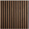 Homestyle4u 2657, Akustikpaneele Holz 60x60 cm 1 Paneele Dunkelbraun Wandpaneele Wandverkleidung Akustik Dekorpaneele