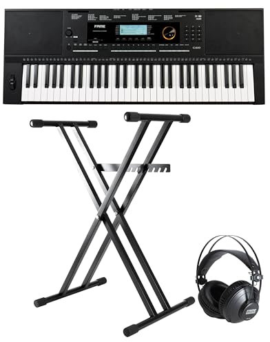 Fame G-400, 61 Tasten Keyboard Set, 653 Sounds, 240 Styles, inklusive Kopfhörer und Ständer