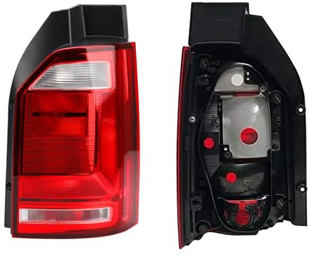 ConBlom Rückleuchte Aussen Rechts kompatibel mit VW Transporter T6 2016-2019 Rot Weiß Heckleuchte (Rechts)