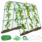 Gurke Rankhilfe Im Set,Rankgitter Für Gurke,160 * 120cm u-Förmiges Metall-Kunststoff-Spalier,Für Gemüse,Blumen,Obst,Outdoor-Garten Pflanze Unterstützung Spalier(u-Form,Grüne Farbe)