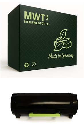 Mehrwegtoner Toner Tonerpatrone kompatibel als Ersatz für Lexmark MS317 MS417 MS517 MS617 MX317 MX417 MX517 ersetzt 51B2000 Schwarz