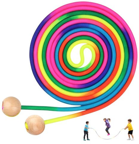 Corda per saltare multiplayer, 5 metri, corda per saltare la corda lunga per bambini a partire dai 6,7,8,9 anni e adulti