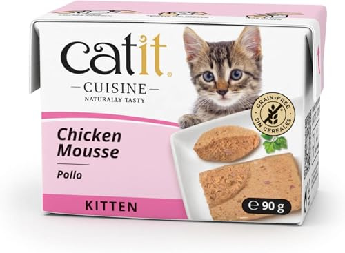 Catit Cuisine Kitten Mousse Huhn, 90g (Packung mit 5)