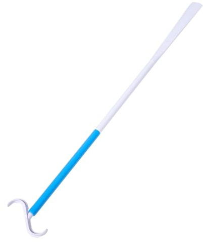 DONFAMDS Handicapped Dressing Stick Shoe Lifter Sturdy Sock Removing Shoe Removing Aid Abs Material Adjustable Long Handle Dressing Aid for Disabled Seniors Travel