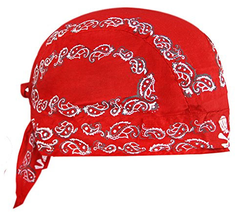 Kopftuch für Herren Damen Bandana Cap Hut Sport Kopfbedeckung Piratenmütze Hip Hop Cap Stirnband Bikertuch Atmungsaktive Baumwolle Fahrradmütze Radsport Motorrad Mütze Hat