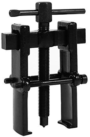 Zwei Kiefer Radlagerabzieher, Keenso Kohlenstoffstahl Einstellbare Riemenscheibe Entferner Handwerkzeug Zwei Kiefer Pilot Lager Abzieher Entfernungswerkzeug Kit(3 Zoll（38×65）) Karosserie-Werkzeuge