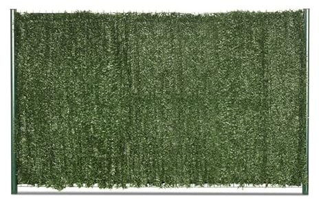 Gardenode Haie Artificielle Thin en Rouleau de 3 mètres - H 1m20-90 brins
