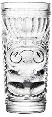 ZCX Vetro di personalità Cocktail Glass Tiki Tazza del Vino di Vetro Faccia strana Tazza Tazza di Birra Calici da Acqua (Color : A)