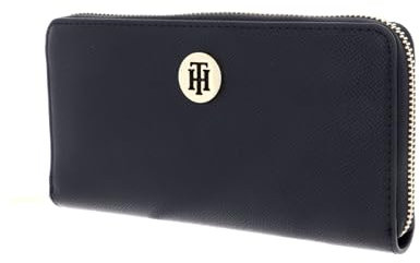 Tommy Hilfiger Geldbörse Metalldetails Uni nachtblau