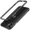 qichenlu Ultraslim Gaming Case Schwarz Aluminium Rahmen kompatibel mit iPhone 11,Leicht Luftfahrt Alulegierung Metall Bumper Innen Schwamm,mit Kamera Schutz Abdeckung Rückseite Folie