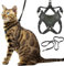 Houdini™ Großes Katzengeschirr und Leine, ausbruchsicher, von OutdoorBengal zum Spazierengehen mit großen Katzen, Größe L