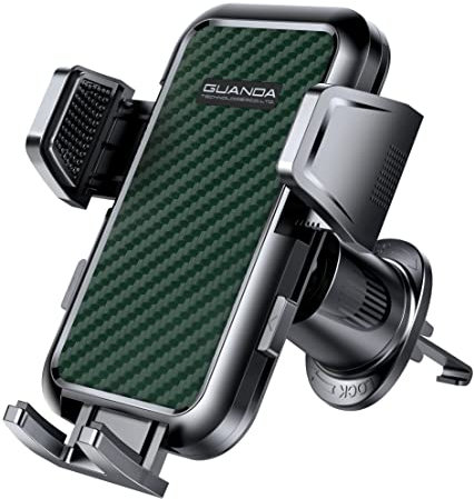 Soporte Móvil Para Ventilación Coche, Gancho Mejorado, Giratorio 360°, Universal Para iPhone 15 14 13 12 11 Pro Smartphones