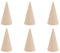 Ringe aus Holz, Ringhalter aus Holz, Konus aus Holz, Ringständer aus Holz, Konus aus Holz, Kegel, Fingerring für die Präsentation von Ringen, 6 Stück