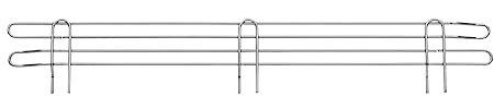METRO L36N-4C Super Erecta 10,2 cm hohe stapelbare Leiste für Drahtregale, Chrom, 91,4 cm