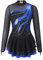 Alvivi Eiskunstlauf Kleid für Kinder Mädchen Ballettkleid Ballettanzug Gymnastikanzug Latein Tanzkleid Eislaufen Wettbewerb Tanzkleidung Royal Blau 146-152