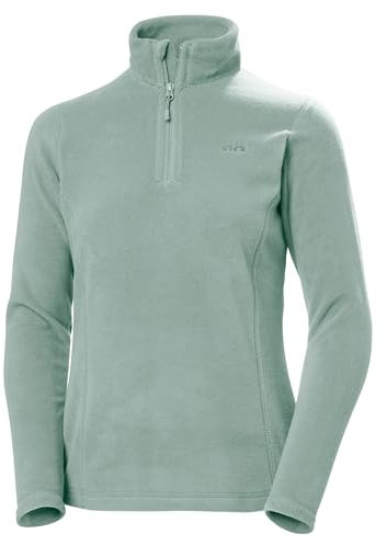 Helly Hansen Damen W Daybreaker 1/2 Zip Fleece Baselayer Jacket, 489 Cactus, S EU