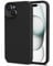TIIXXA Silicone Case for iPhone 15 Case,Soft Ultra Slim Protective Shockproof Liquid Silicone Phone Case, Anti-Scratch Microfiber Lining, 6.1 Black