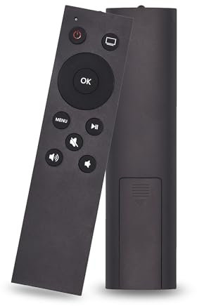SIUMAL Apple TV 4K Remote Control Replacement for A1294 A1218/MA711 A1378/MC572 A1427/MD199 A1625/MGY52/MLNC2 A1842/MQD22/MP7P2, Black, 23 Buttons, Infrared, 2 AAA Batteries, Up to 10 Meters Range