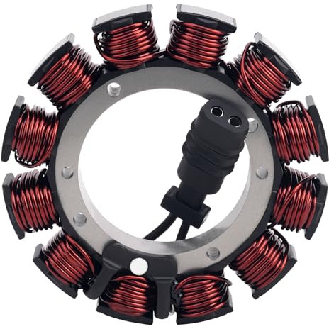 AHL 12V 32A Lichtmaschine Lichtmaschine Stator Spule Zündspule 29970-88 Kompatibel mit Harley Softail Heritage FLST 1989-1990/Softail Heritage Special FLSTN 1994-1996/Softail Night Train FXSTB 1999