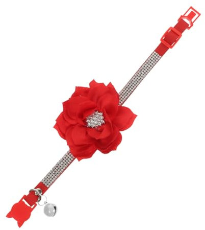 Kisangel Rhinestone Hundehalsband Für Kleine Und Mittelgroße Hunde Verstellbar Komfortabel Und Stilvoll Für Partys Und Alltagsgebrauch