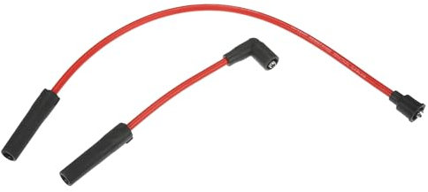 QUARKZMAN Zündkabel 8mm Zündkabelsatz Zündleitungssatz Motorrad Zündungskabel für Harley Davidson Sportster 883 1200 1986-2003 FLT 1980-1998