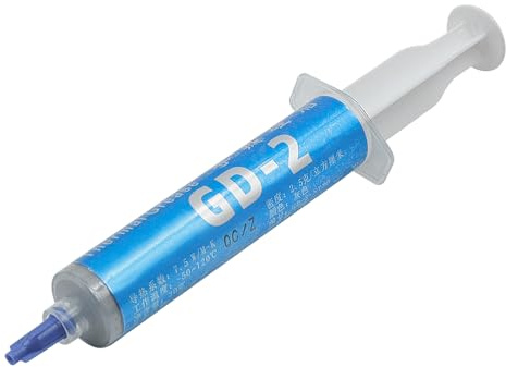 POFET Wärmeleitendes Silikonfett für CPU/GPU, Wärmeableitungs Silikonpaste, Wärmeleitpaste, nichtleitendes CPU Silikonfett mit Wärmeleitfähigkeit, 7,5 W/MK, 30 g