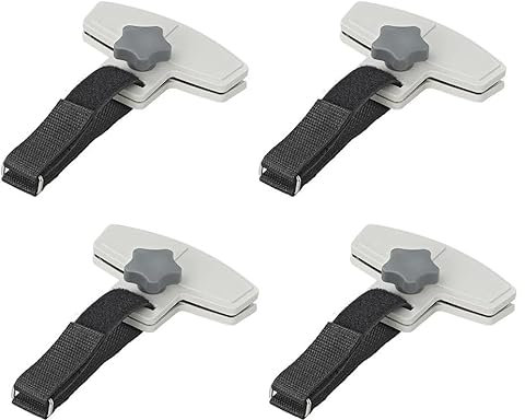 blntackle76 Set Planenhalter, Markisenklemme Anti Flatter Zeltteppich-Clip 2-6 Stück, für Wohnmobil, Zelt & Garten (4 Stück)