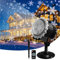 CIXMUS Proiettore di neve, proiettore a LED per esterni impermeabile IP44, luce di proiezione di nevicate bianca rotante per Halloween, Natale, Capodanno, festa di festa, matrimonio, giardino, patio