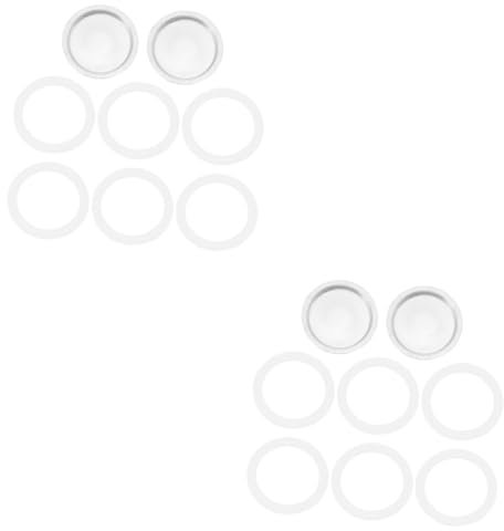 WHAMVOX 2 Juegos de Juntas para Cafetera Repuestos para Cafetera Fabricados con Material para Un Filtrado Excepcional (8 Piezas)