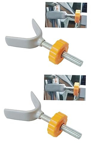 SEWOART 2stücke Zubehör Für Babygitter Und Haustierabsperrgitter Y-spindel-Banister-Adapter Installieren Verstellbare Bolzen Für Treppenschutzgitter Langlebig Und Wiederverwendbar