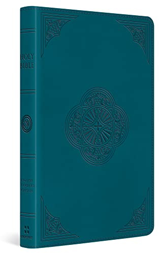 ESV Thinline Bible, Red Letter (Trutone, Deep Teal, Rotunda Design)