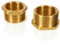 2 Stück Messing Reduzierstück 1 Zoll auf 3/4 Zoll Adapter, 33mm x 26mm ca, Gewindefitting Reduzierstück, Außengewinde auf Innengewinde Nippel, Verbinder für Wasser Gas Öl Kraftstoff Luftleitungen