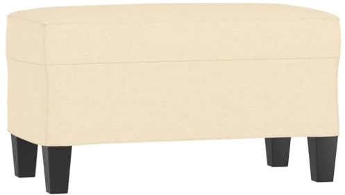 vidaXL Sitzbank Creme 70x35x41 cm Stoff