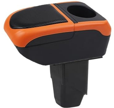 Accoudoirs Pour Peugeot 206 207 Accoudoir Central Avec Porte-gobelet Et Port USB Accoudoirs de voiture(Black coffee color)