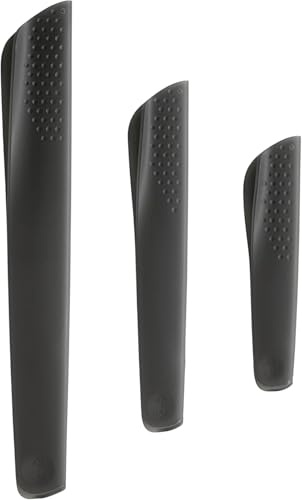 nosh 3 Piece Knife Guard Set Translucent Grey