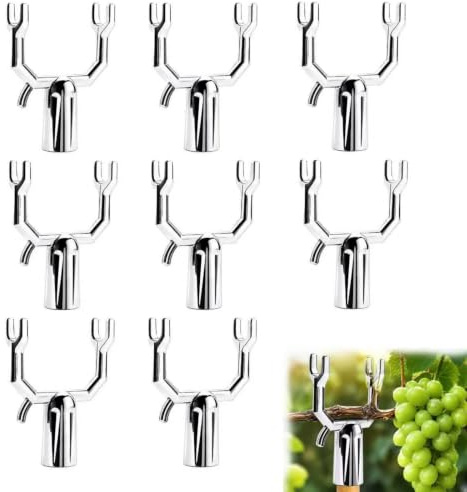 VBK 8 Soportes Y para Árboles Frutales, Soporte Aluminio para Plantas | soportes y ramas arboles frutales rosas arbustos aluminio jardin