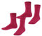 ESPRIT Unisex Kinder Socken Foot Logo Multipack K So Baumwolle einfarbig 2 Paar, Rot Scarlet 8859, 31-34