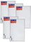 Herlitz 10524627 Whiteboard und Magnettafel (silbernen Holzrahmen, 40 x 60cm) weiß (5 Stück)