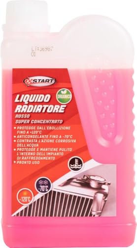 Liquido radiatore Rosso Puro Effetto anticongelante -70°C 500ML