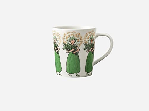 Design House Stockholm, ELSA Beskow, Becher 40 cl mit Henkel, Frau Dill