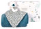 Doudou et Compagnie Babydecke, sehr weich mit seinem Schmusetuch Koala – Fleecedecke – Kollektion Yoca Le Koala – Blau – 100 x 70 cm – Geschenkset zur Geburt für Mädchen und Jungen – DC3977