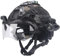 Fast Airsoft Taktischer Helm, mit Visier, Vollgesichtsschutz, Helmabdeckung, Taschenlampe, Blinklicht, Sturmhaube, für Paintball-Schießereien, Riot Action Kriegsspiele,Sets e