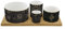 Set Aperitif 4 COUPELLES en Porcelaine sur Plateau Bambou Celeste