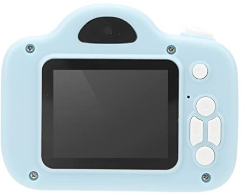 Digital Kinder-Digitalkamera, 2000 W HD 2,0-Zoll-Bildschirm-Fotokamera, Wiederaufladbares Multifunktionales Kinder-Camcorder-Spielzeug für Kleinkinder, Jugendliche, Mädchen, Jungen (Blau)