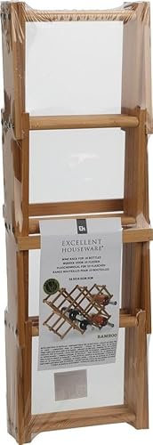 Excellent Houseware WINERACK FÜR 10 FLASCHEN BAMBUS
